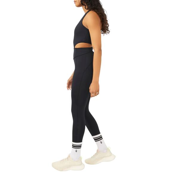 Free People Movement Back it Up Jumpsuit - Black - Medium - Picture 5 of 12